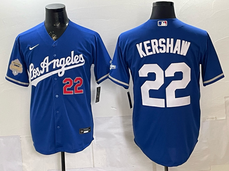 Men Los Angeles Dodgers #22 Kershaw blue Game 2026 Nike MLB Jersey 04010001